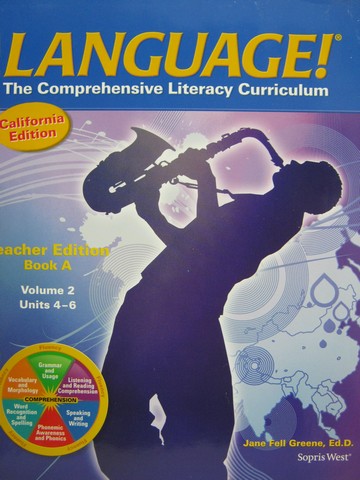 (image for) Language! 4th Edition A TE Volume 2 (CA)(TE)(Spiral) by Greene