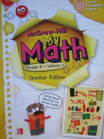 (image for) My Math K Volume 2 TE (TE)(Spiral) by Carter, Cuevas, Day, Malloy,