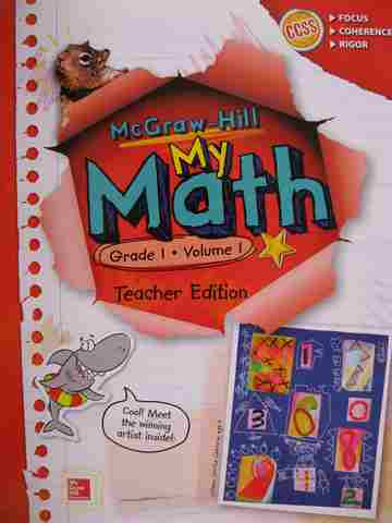 (image for) My Math 1 Volume 1 TE (TE)(Spiral) by Carter, Cuevas, Day, Malloy,