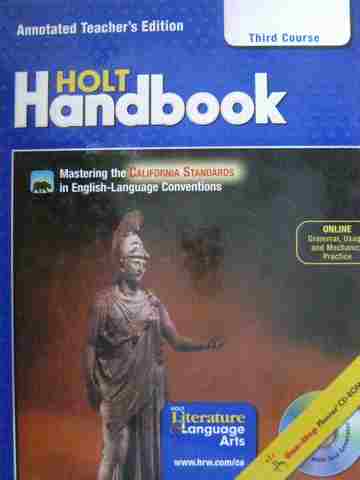 (image for) Holt Handbook 3rd Course ATE (CA)(TE)(H) by John E Warriner