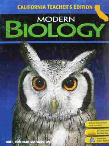 (image for) Modern Biology TE (CA)(TE)(H) by John H Postlethwait & Janet L Hopson