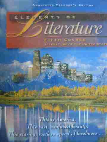 (image for) Elements of Literature 5th Course ATE (TE)(H) by Probst, Anderson, Brinnin,