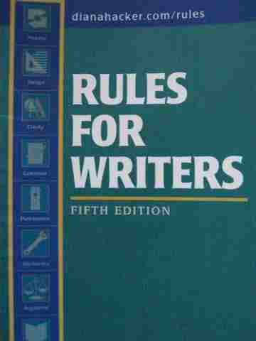 (image for) Rules for Writers 5th Edition (Spiral) by Diana Hacker