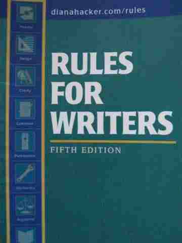 (image for) Rules for Writers 5e (Spiral) by Diana Hacker