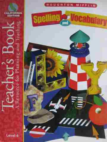 (image for) Spelling & Vocabulary 6 Teacher's Book (CA)(TE)(Spiral)