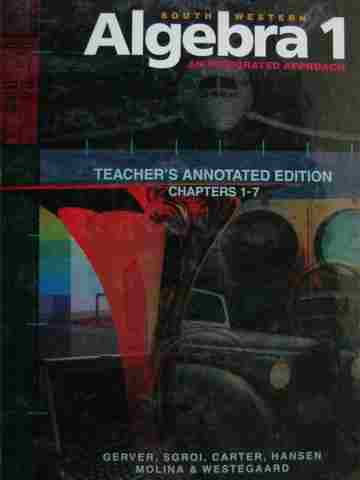 (image for) Algebra 1 An Integrated Approach TAE Part 1 (TE)(H) by Gerver, Carter,