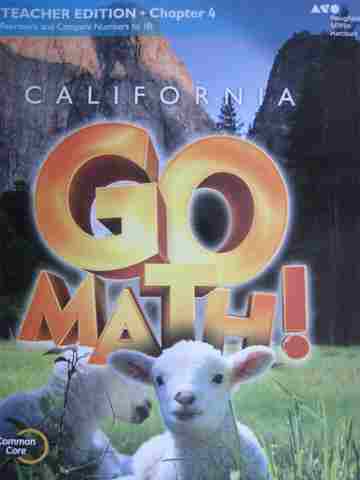 (image for) California Go Math! K Common Core TE Chapter 4 (CA)(TE)(P) - Click Image to Close