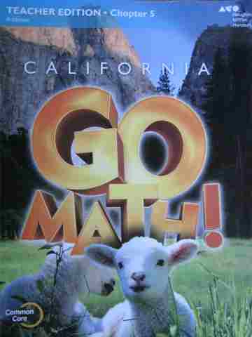 (image for) California Go Math! K Common Core TE Chapter 5 (CA)(TE)(P)