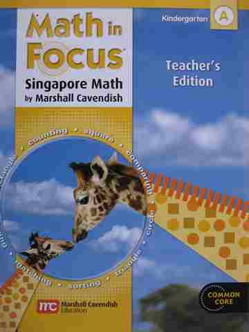 (image for) Math in Focus KA Common Core TE (TE)(Spiral) by Pamela Sharpe
