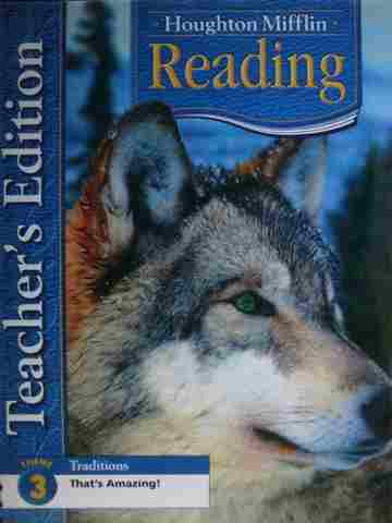 (image for) Reading 4.3 That's Amazing! TE (TE)(Spiral) by Cooper, Pikulski, Au, Chard,