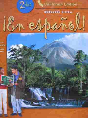 (image for) En espanol! 2dos California TE (CA)(TE)(H) by Gahala, Carlin, etc.