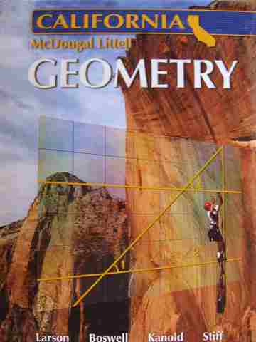 (image for) Geometry California Edition (CA)(H) by Larson, Boswell, Kanold,