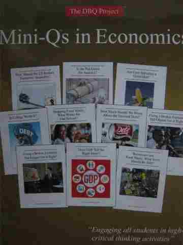 DBQ Project Mini-Qs in Economics (Binder) by Kathy Swan & Ryan Crowley (image for) DBQ Project Mini-Qs in Economics (Binder) by Kathy Swan & Ryan Crowley