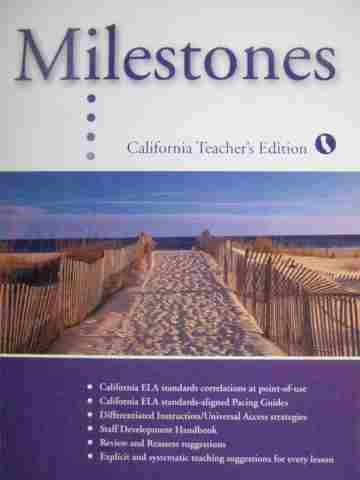 (image for) Milestones C California TE (CA)(TE)(Spiral) by Anderson, O'Sullivan, & Trujillo