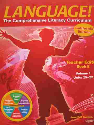 (image for) Language! Book E 4e TE Volume 1 Units 25-27 (CA)(TE)(Spiral)