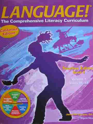 (image for) Language! 4th Edition Book F TE Volume 1 (CA)(TE)(Spiral) by Greene
