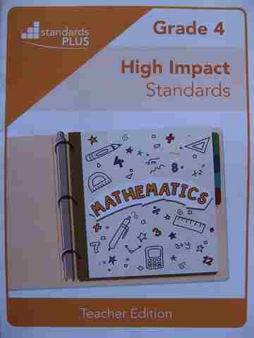 (image for) Standards Plus High Impact Standards 4 Mathematics TE (TE)(P/Spiral)