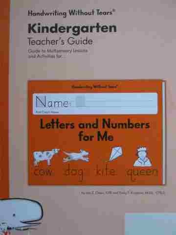 (image for) Kindergarten Letters & Numbers for Me TG (TE)(P) by Olsen & Knapton