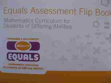 (image for) Equals Pre-Algebra & Pre-Geometry Assessment Flip Book (Flip Stand/Spiral)