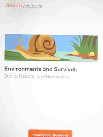 (image for) Amplify Science 3 Environments & Survival Investigation Notebook (P)