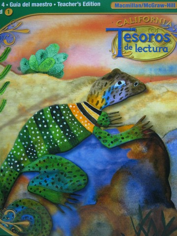 (image for) Tesoros de Lectura Grado 4 Unidad 1 TE (CA)(TE)(Spiral)