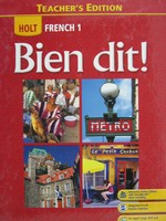 (image for) Bien dit! 1 TE (TE)(H) by DeMado, Champeny, Ponterio, & Ponterio
