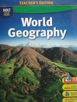 (image for) Holt World Geography TE (TE)(H) by Christopher L Salter