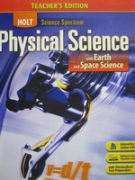 (image for) Science Spectrum Physical Science w/Earth & Space Science (TE)(H