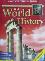 (image for) World History The Human Journey ATE (TE)(H) by Carrington,