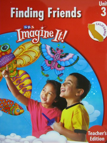 (image for) SRA Imagine It! K.3 Finding Friends TE (CA)(TE)(Spiral)