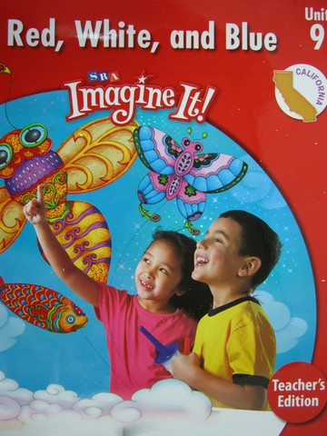 (image for) SRA Imagine It! K.9 Red White & Blue TE (CA)(TE)(Spiral)