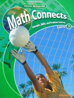 (image for) Math Connects Course 3 TE Volume 2 (TE)(Spiral) by Day, Frey,