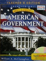 (image for) Magruder's American Government 2008 TE (TE)(H) by McClenaghan