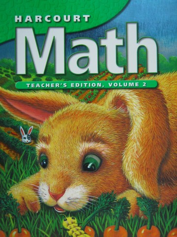 (image for) Harcourt Math 1 TE Volume 2 (TE)(Spiral) by Maletsky, Andrews,