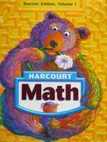 (image for) Harcourt Math 1 TE Volume 1 (TE)(Spiral) by Maletsky, Andrews,