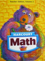 (image for) Harcourt Math 1 TE Volume 2 (TE)(Spiral) by Maletsky, Andrews,