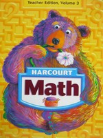 (image for) Harcourt Math 1 TE Volume 3 (TE)(Spiral) by Maletsky, Andrews,