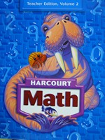 (image for) Harcourt Math 3 TE Volume 2 (TE)(Spiral) by Maletsky, Andrews,