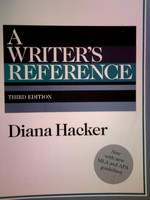A Writer's Reference 3th Editon (Spiral) by Diana Hacker