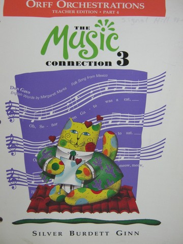 (image for) Music Connection 3 Orff Orchestrations TE Part 4 (TE)(P)