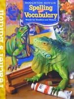 (image for) Spelling & Vocabulary 5 TE (TE)(Spiral) by Templeton, Bear,