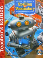 (image for) Spelling & Vocabulary 6 TE (TE)(Spiral) by Templeton, Bear, etc.