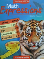 (image for) Math Expressions 2 TG Volume 1 (TE)(Spiral) by Karen C Fuson