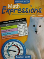 (image for) Math Expressions 4 TG Volume 2 (TE)(Spiral) by Karen C Fuson