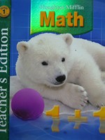 (image for) Math 1 TE Volume 1 (TE)(Spiral) by Greenes, Larson, Leiva,