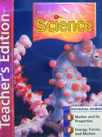 (image for) Science 6 Physical Science Units E&F TE (TE)(Spiral) by Badders,