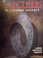 (image for) Calculus of a Single Variable 5th Edition (H) by Larson,