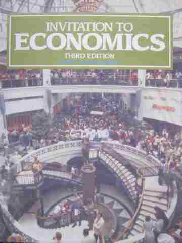 (image for) Invitation to Economics 3rd Edition TAE (TE)(H) by Wolken,