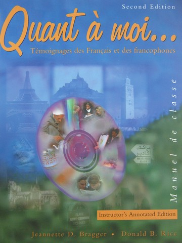 (image for) Quant a moi 2e IAE Manuel de classe (TE)(P) by Bragger & Rice