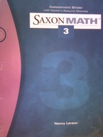 (image for) Saxon Math 3 2nd Edition Assessment Binder (Binder) by Larson